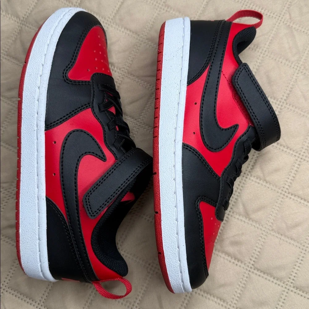 Nike Court Borough Low Redraft Youth Court Sneakers #DV5457-600 - Picture 1 of 7